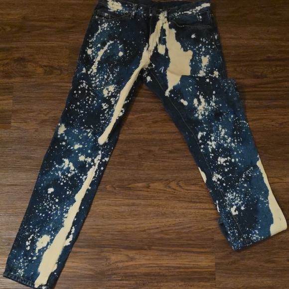 Palm Angels Denim with White Pattern